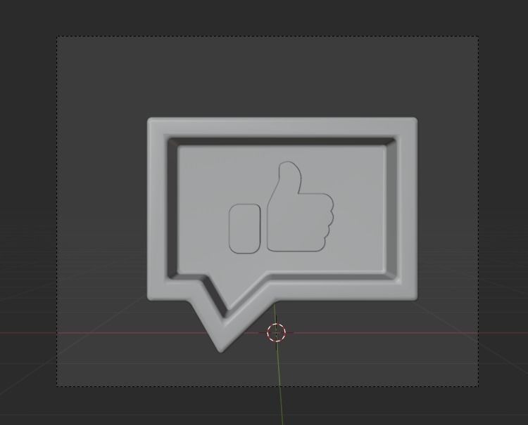 Social Media 3d Illustration Icon Pack 3D model_13