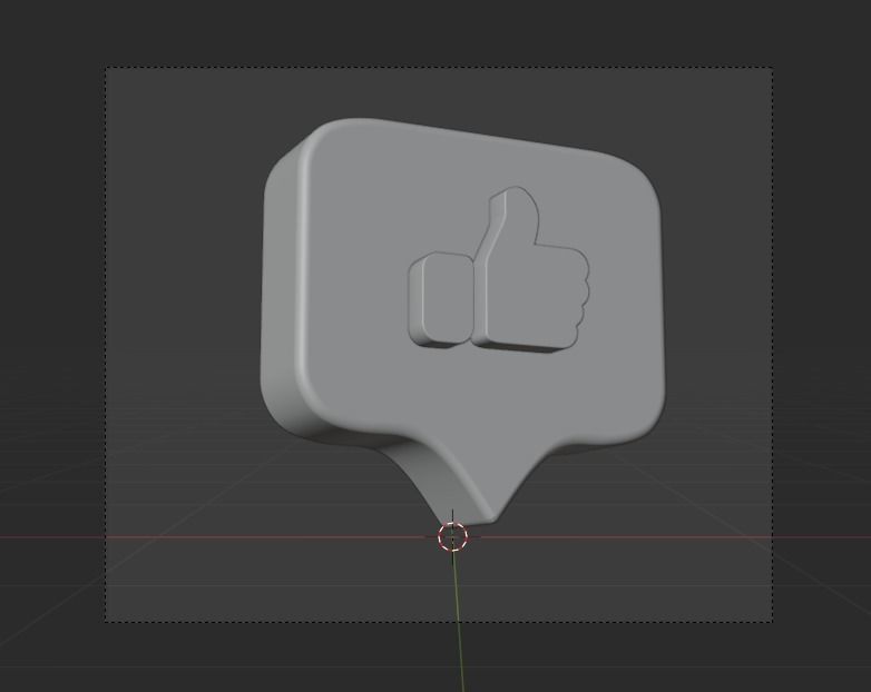 Social Media 3d Illustration Icon Pack 3D model_35