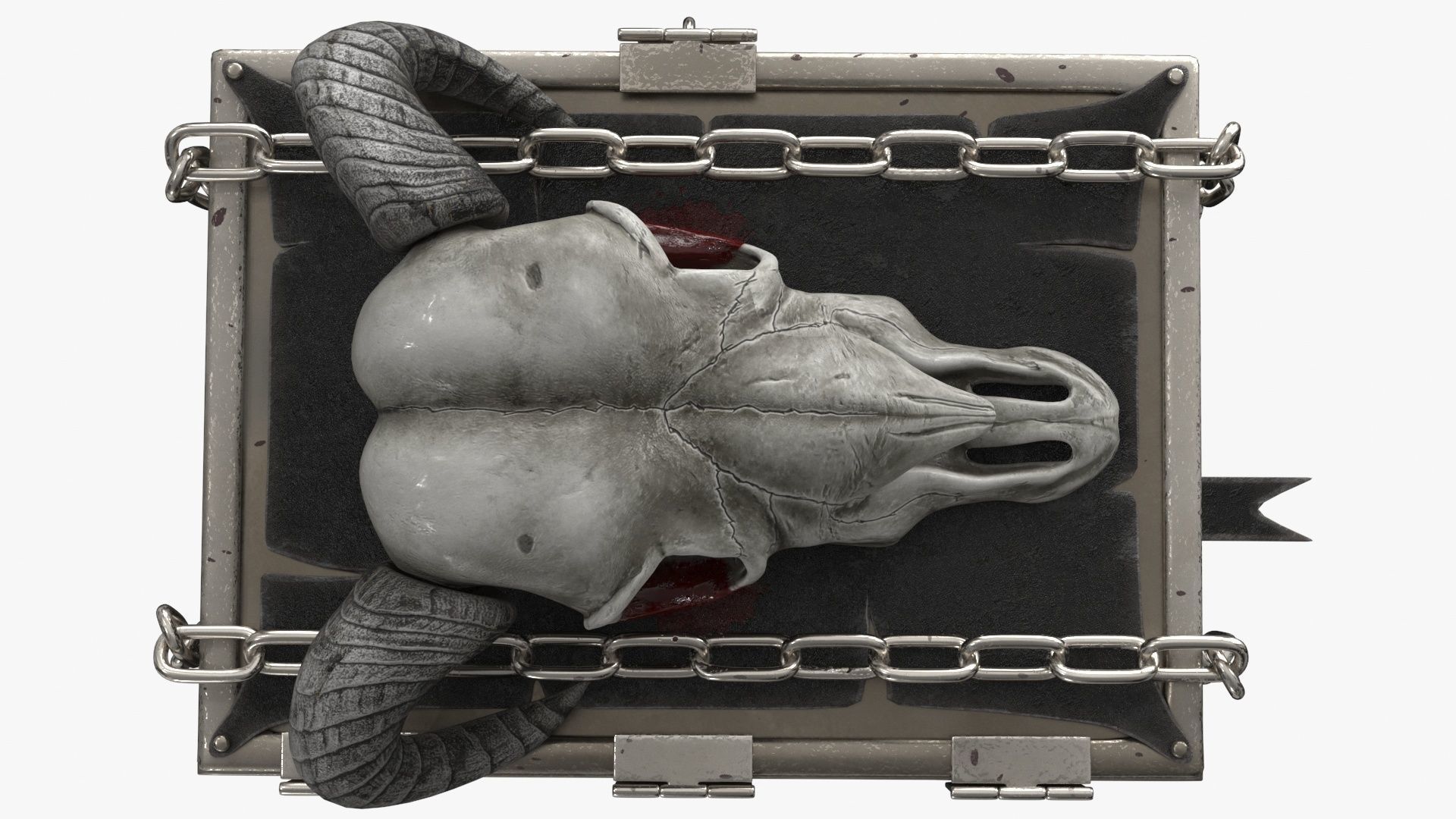 Magic Book Low-poly 3D model_3