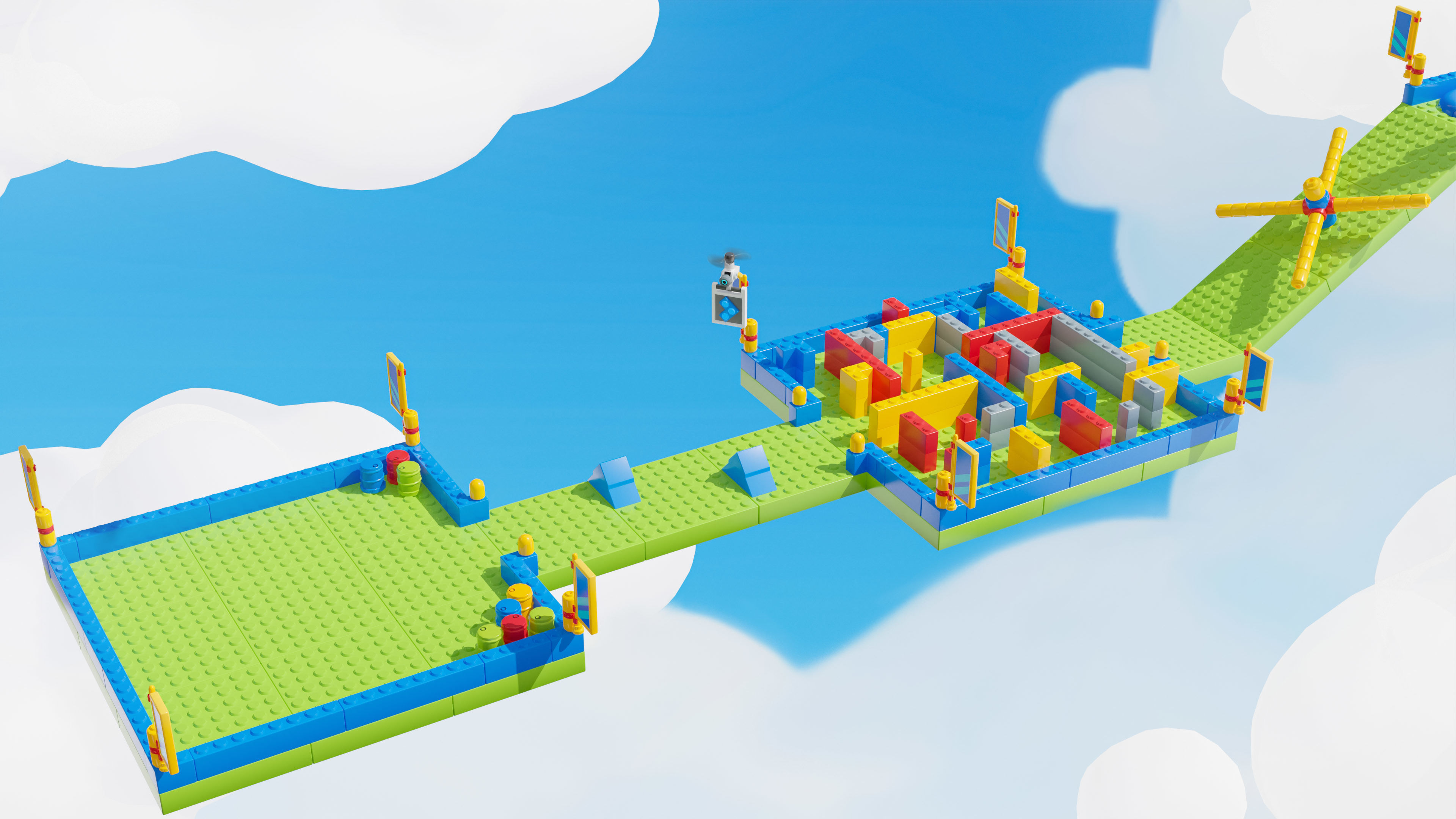 Platformer 7 Constructor Low-poly 3D model_9