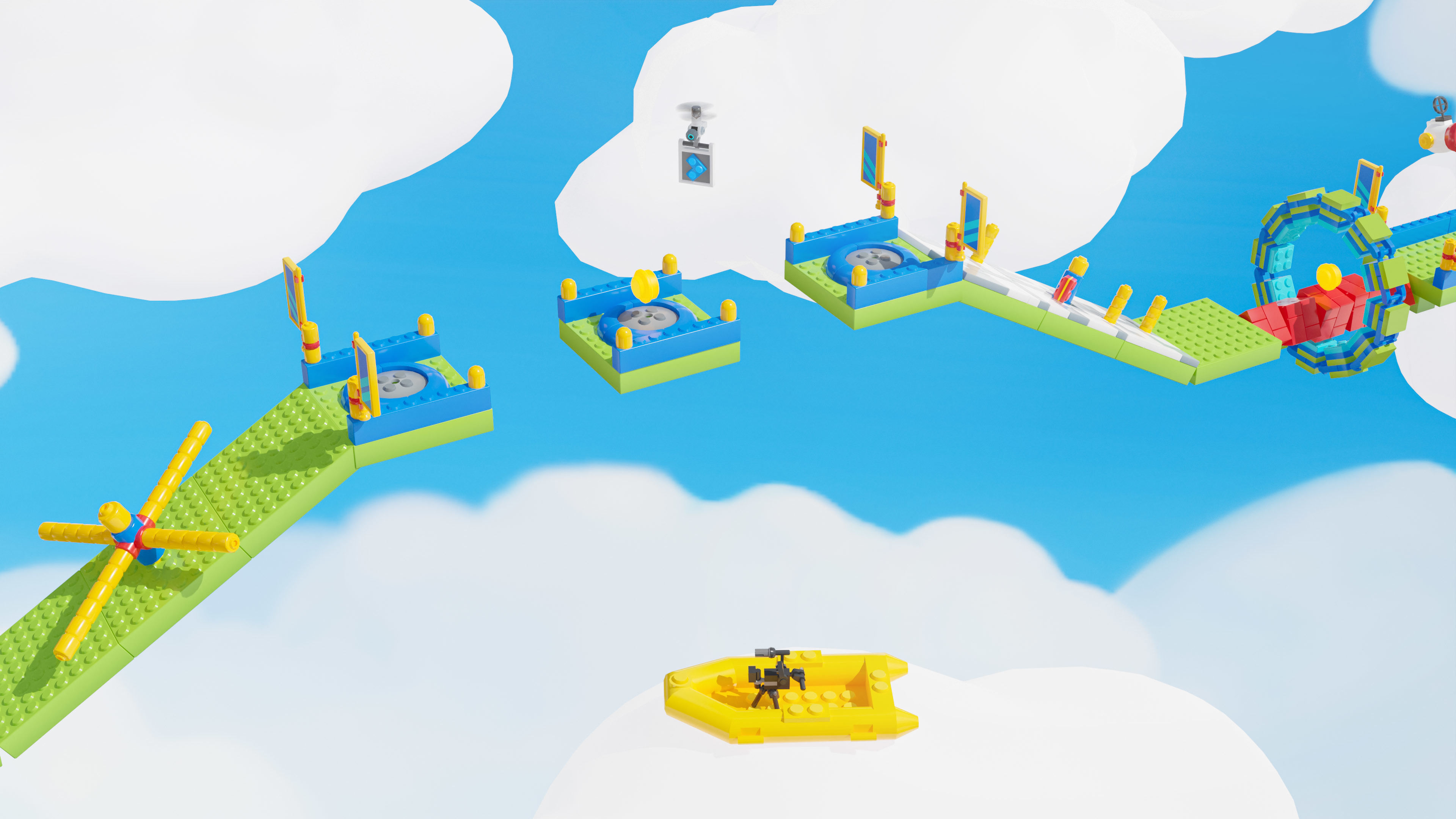 Platformer 7 Constructor Low-poly 3D model_10