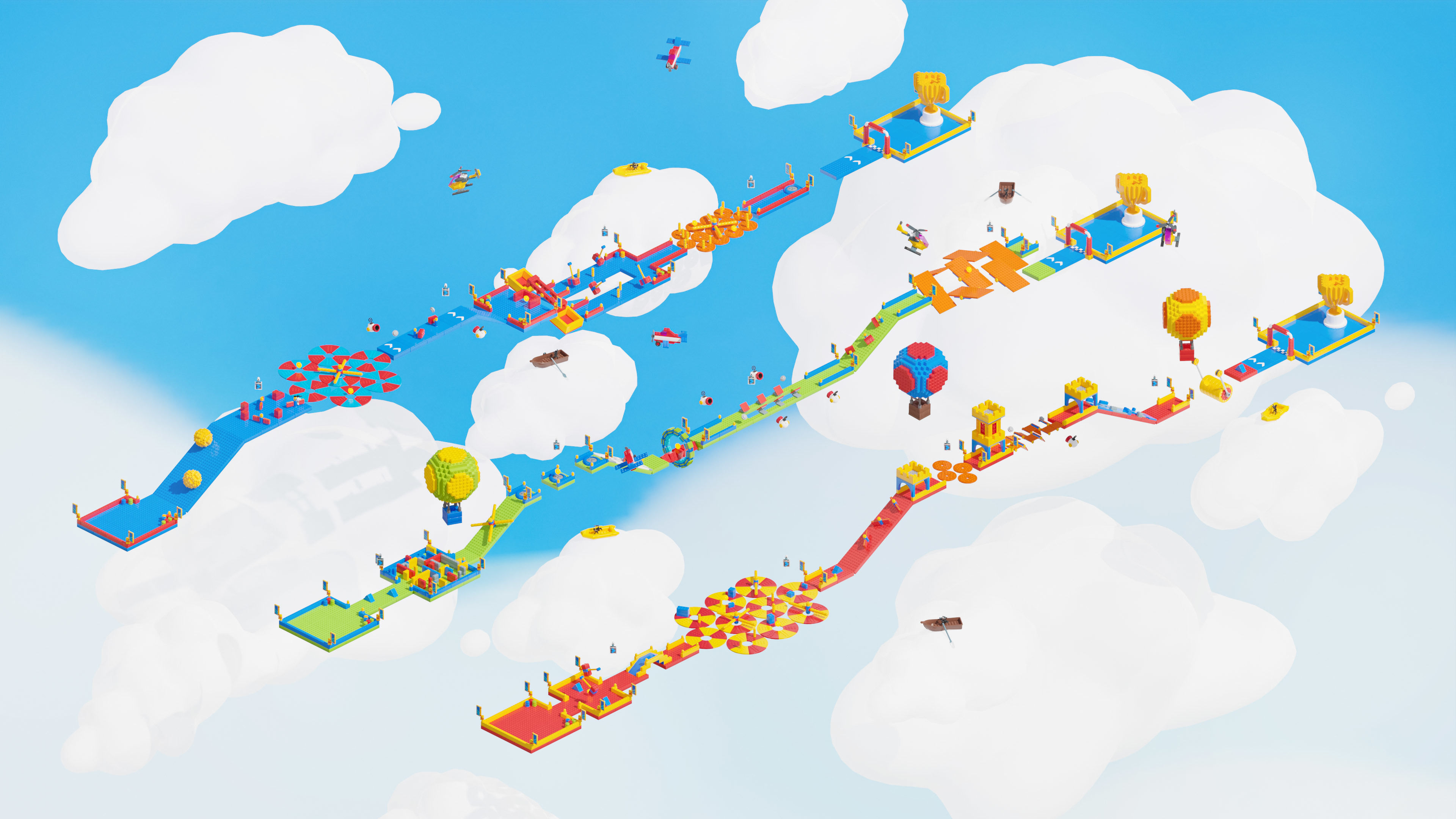 Platformer 7 Constructor Low-poly 3D model_4