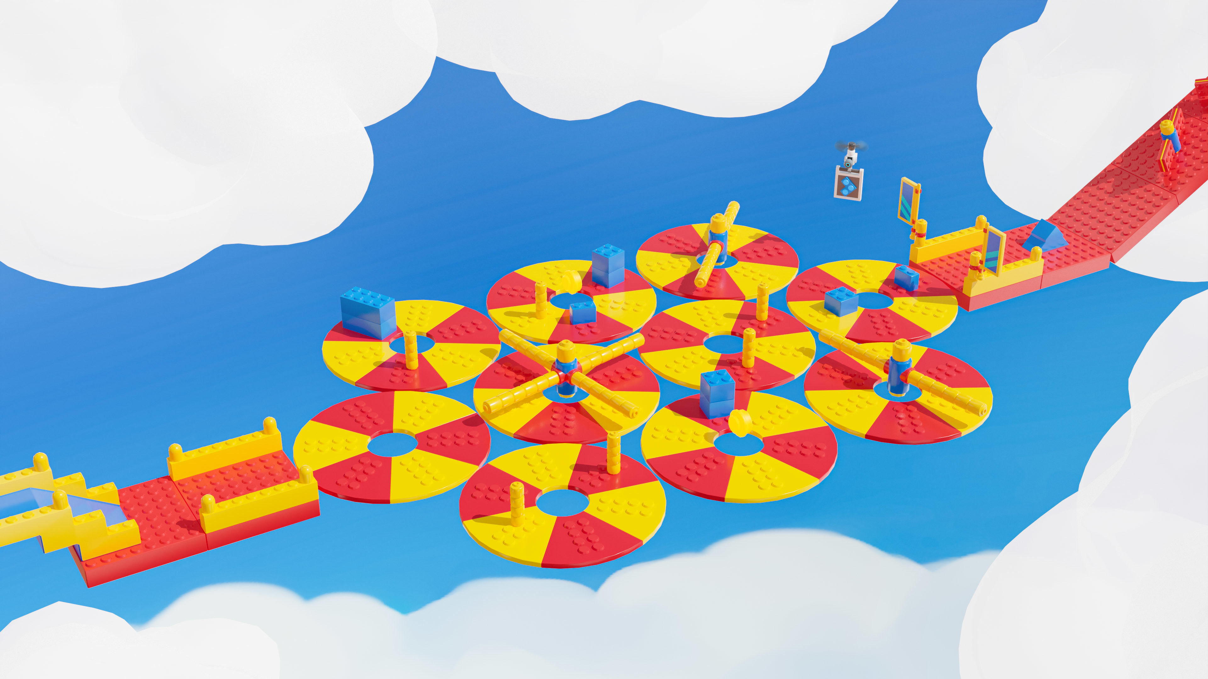 Platformer 7 Constructor Low-poly 3D model_6