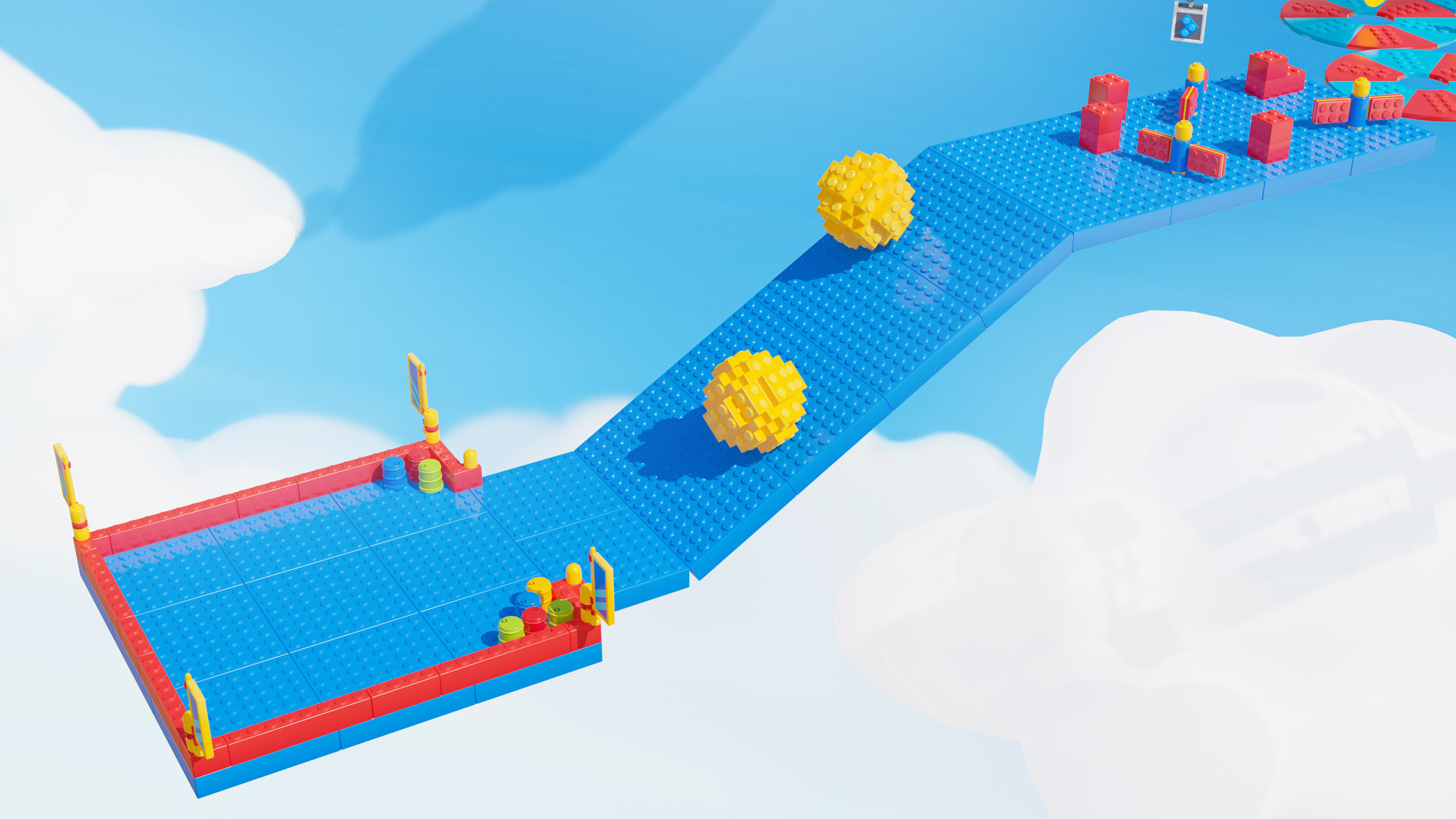 Platformer 7 Constructor Low-poly 3D model_13