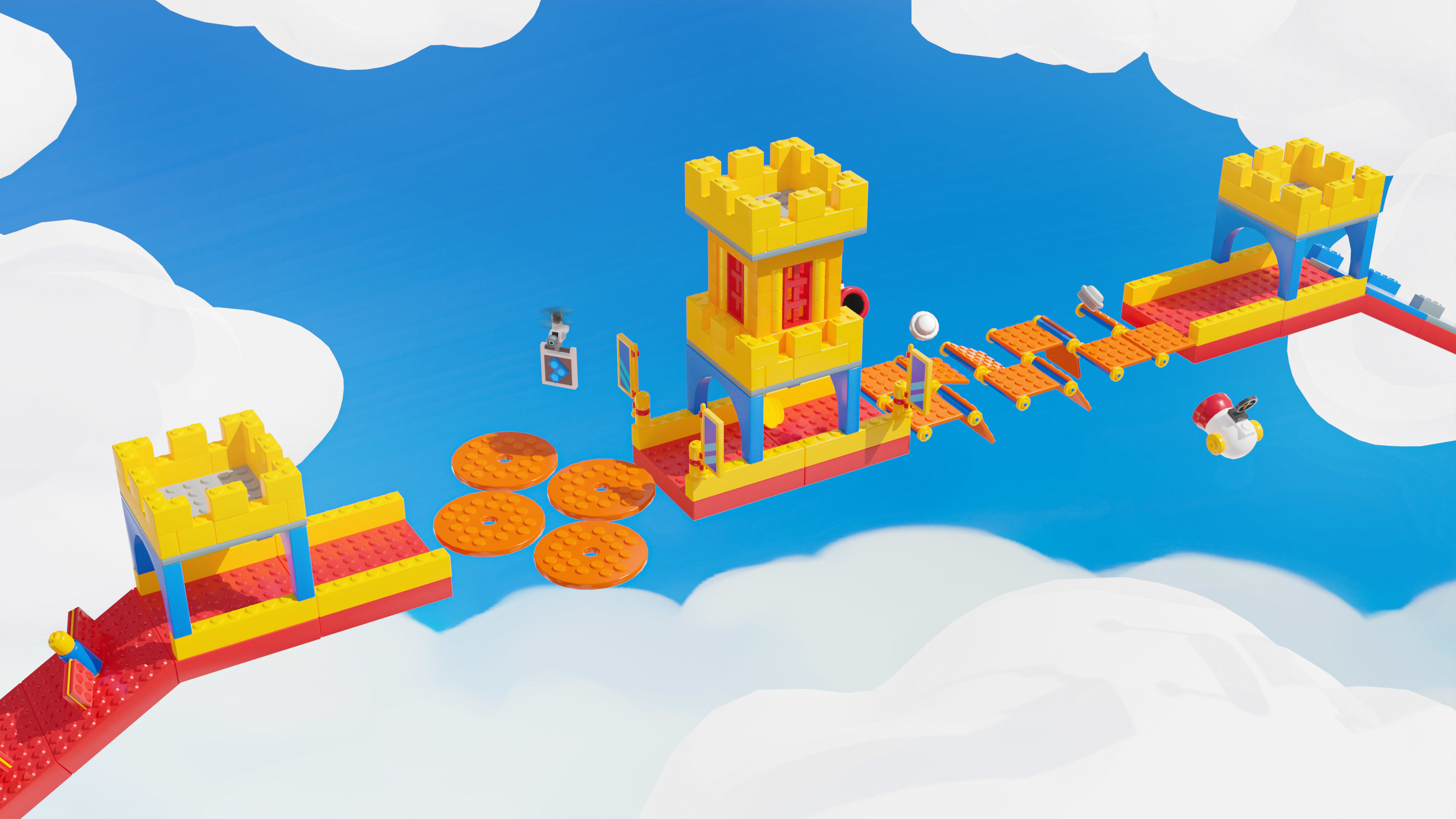 Platformer 7 Constructor Low-poly 3D model_7