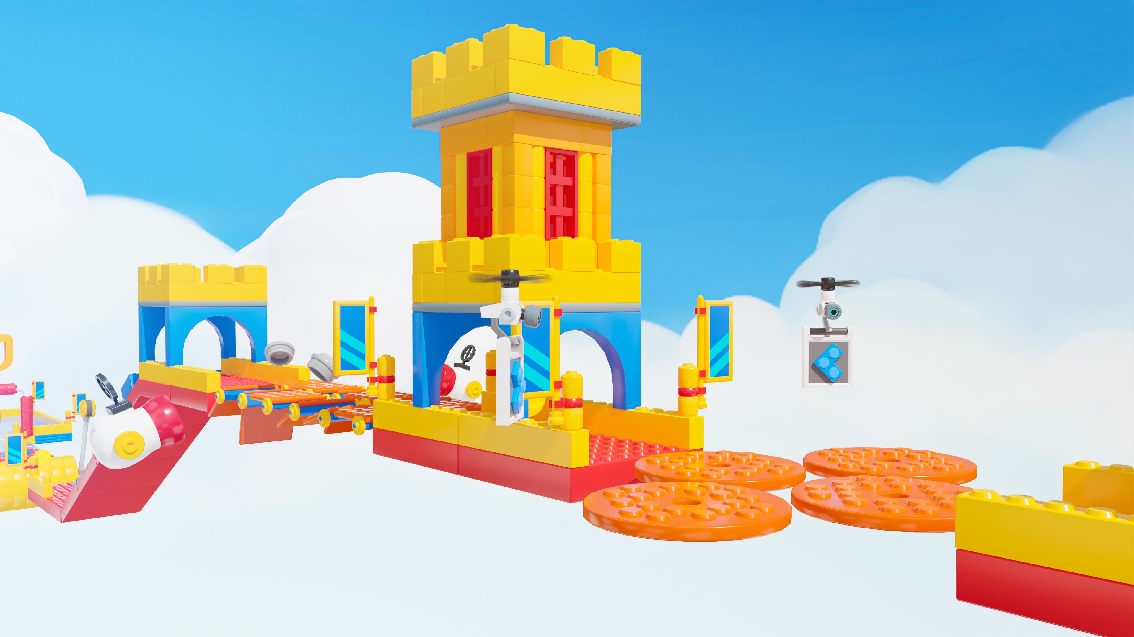 Platformer 7 Constructor Low-poly 3D model_20
