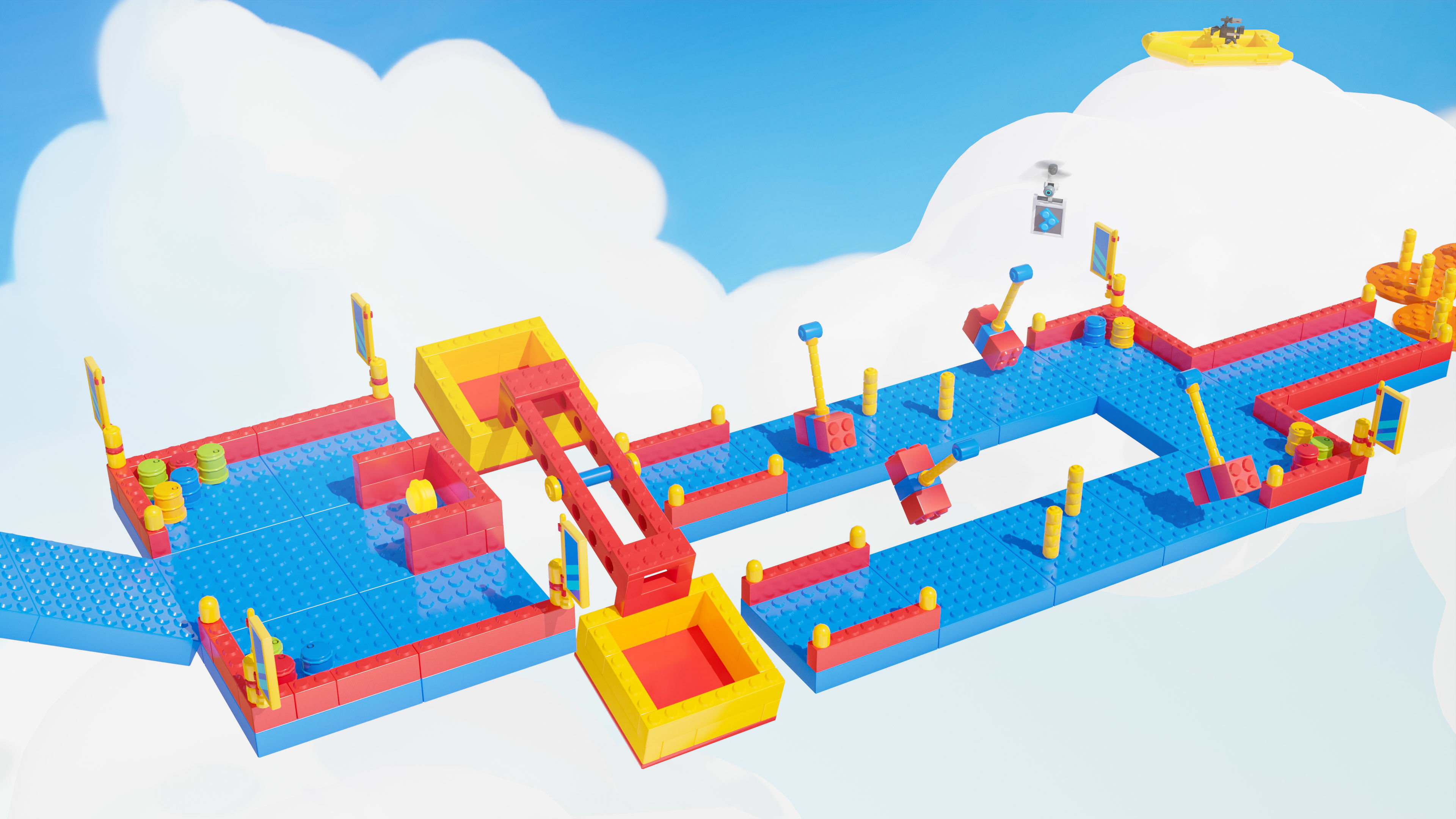 Platformer 7 Constructor Low-poly 3D model_15