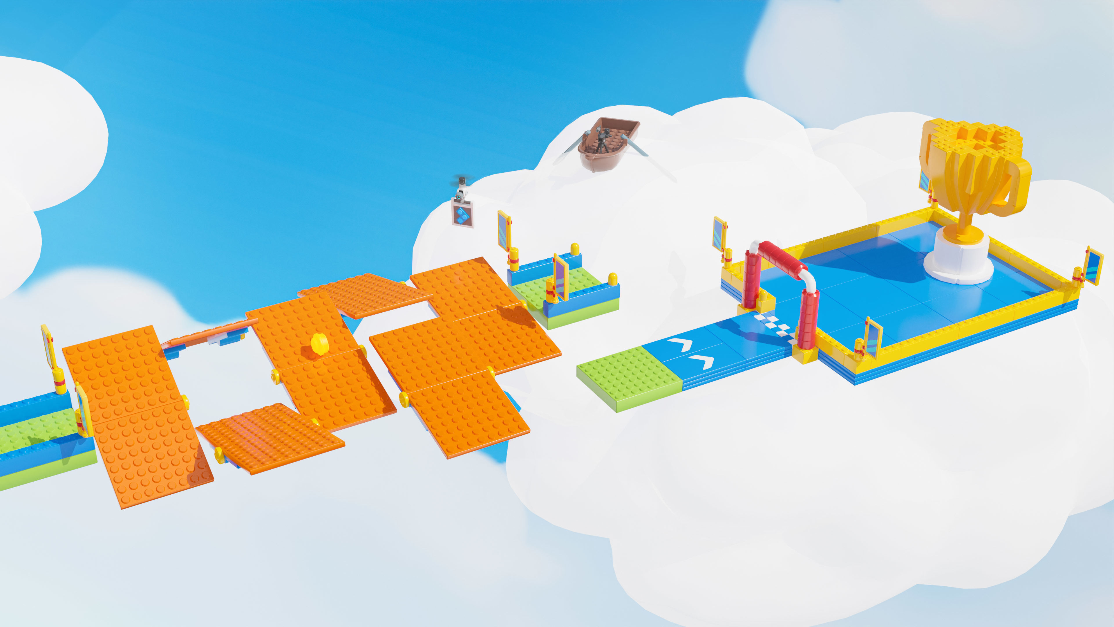Platformer 7 Constructor Low-poly 3D model_12