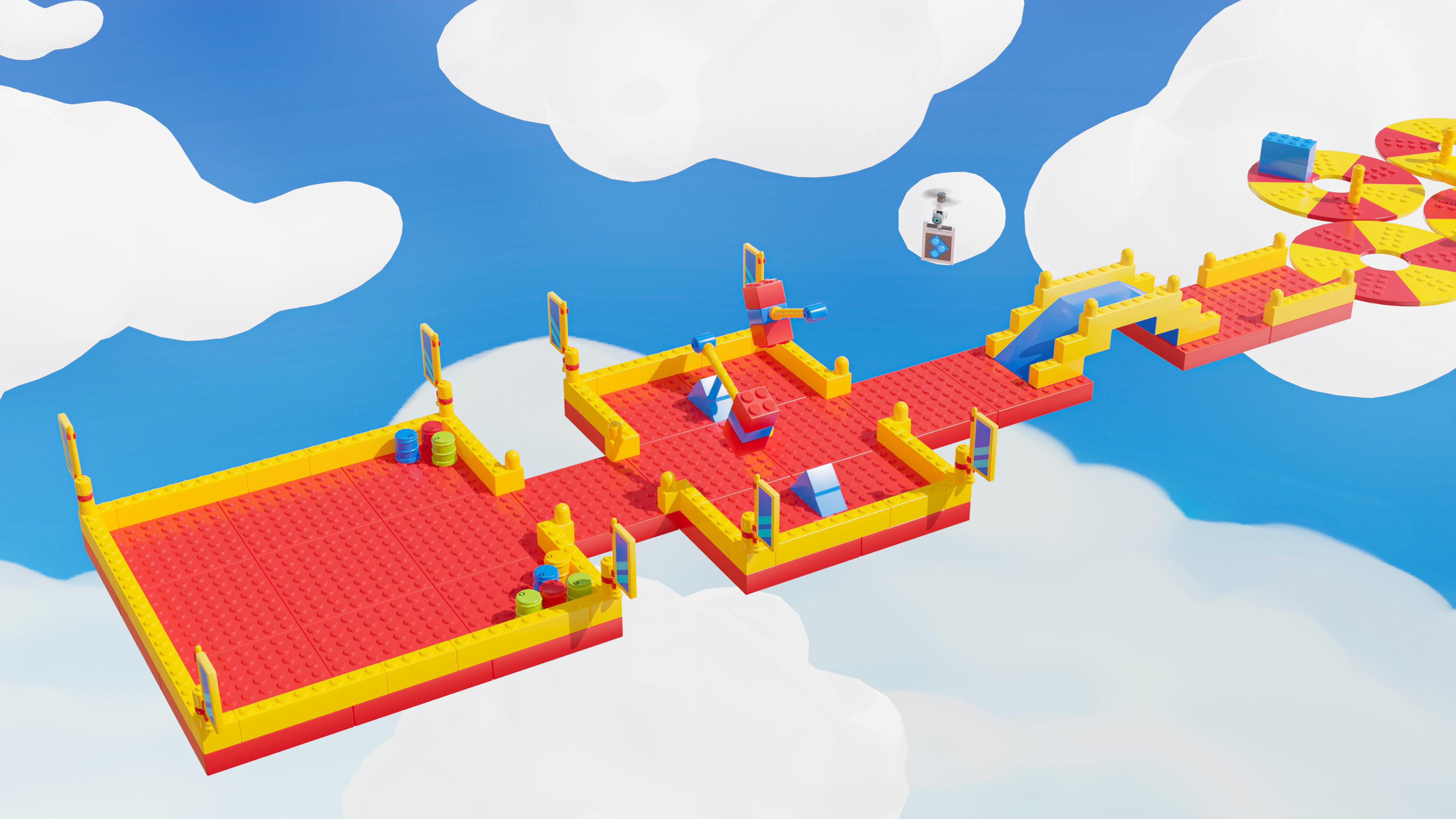 Platformer 7 Constructor Low-poly 3D model_5