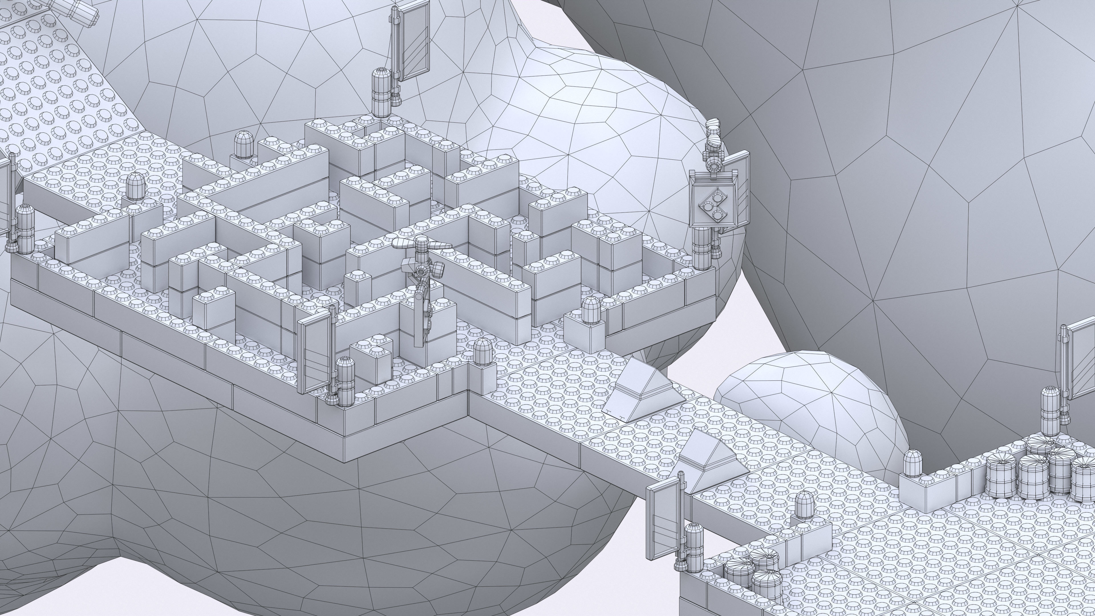 Platformer 7 Constructor Low-poly 3D model_40