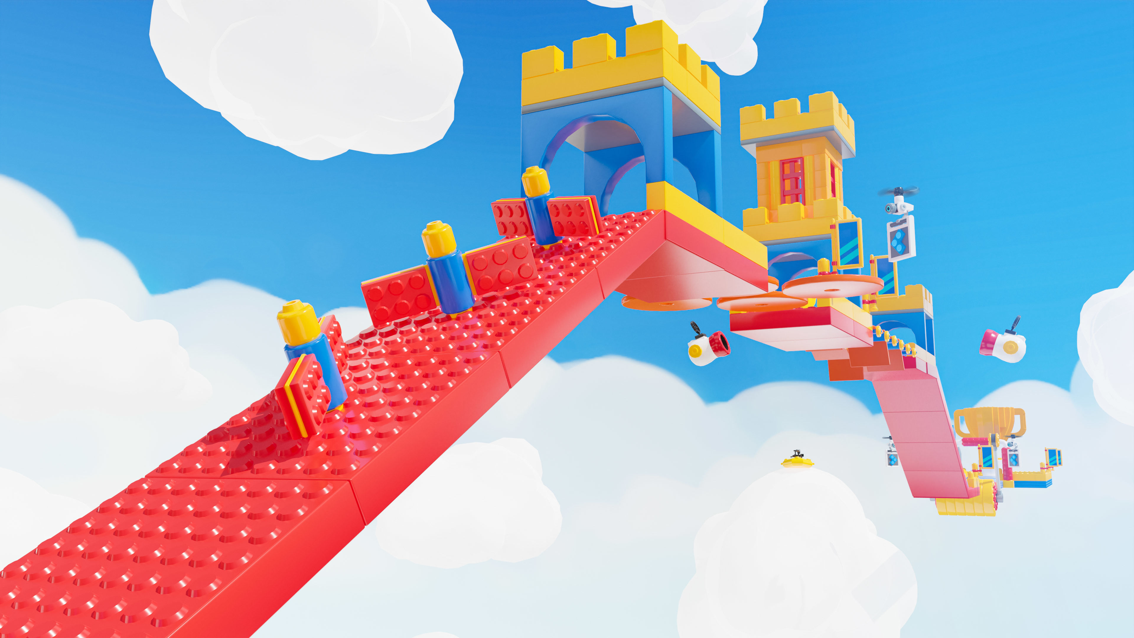 Platformer 7 Constructor Low-poly 3D model_19