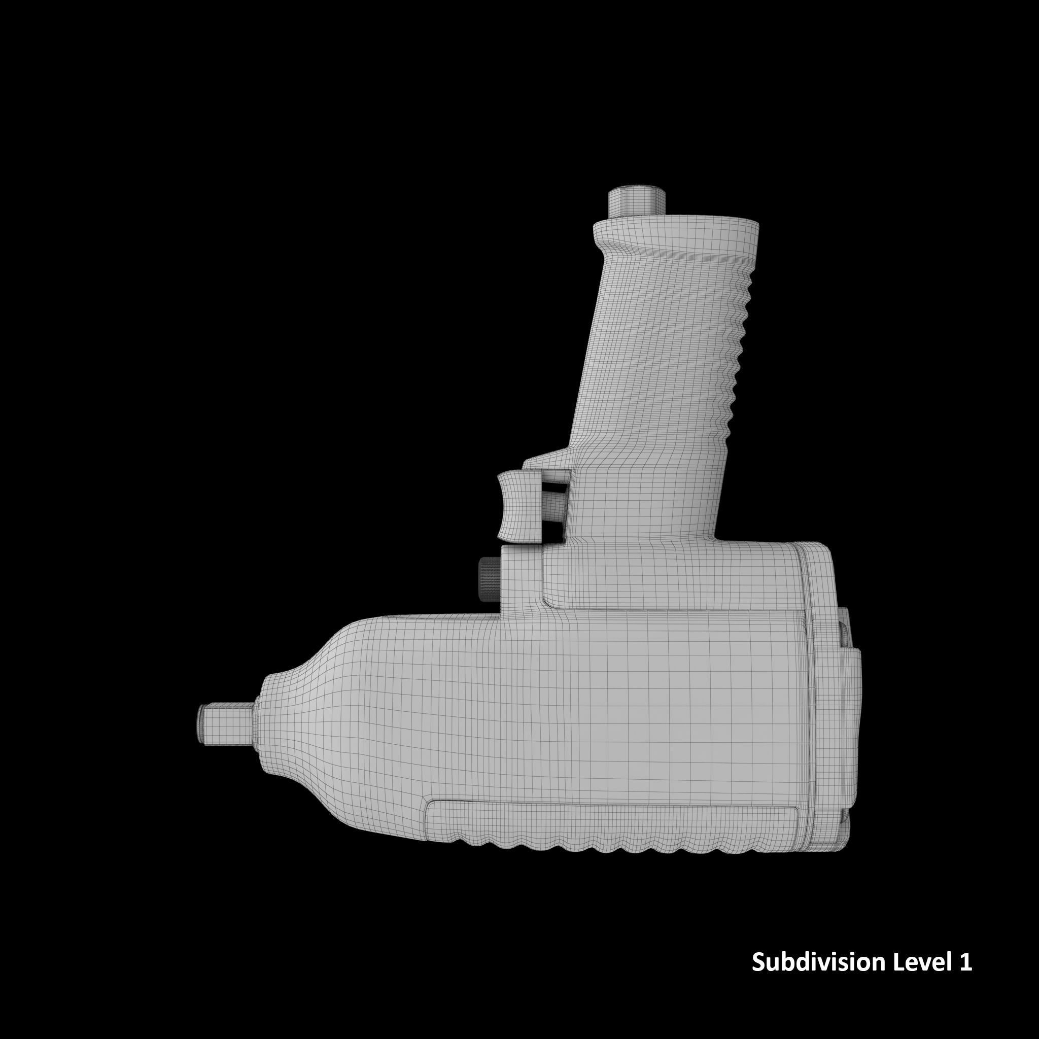 SO Drive Heavy Duty Impact Wrench MG725 Low-poly 3D model_23