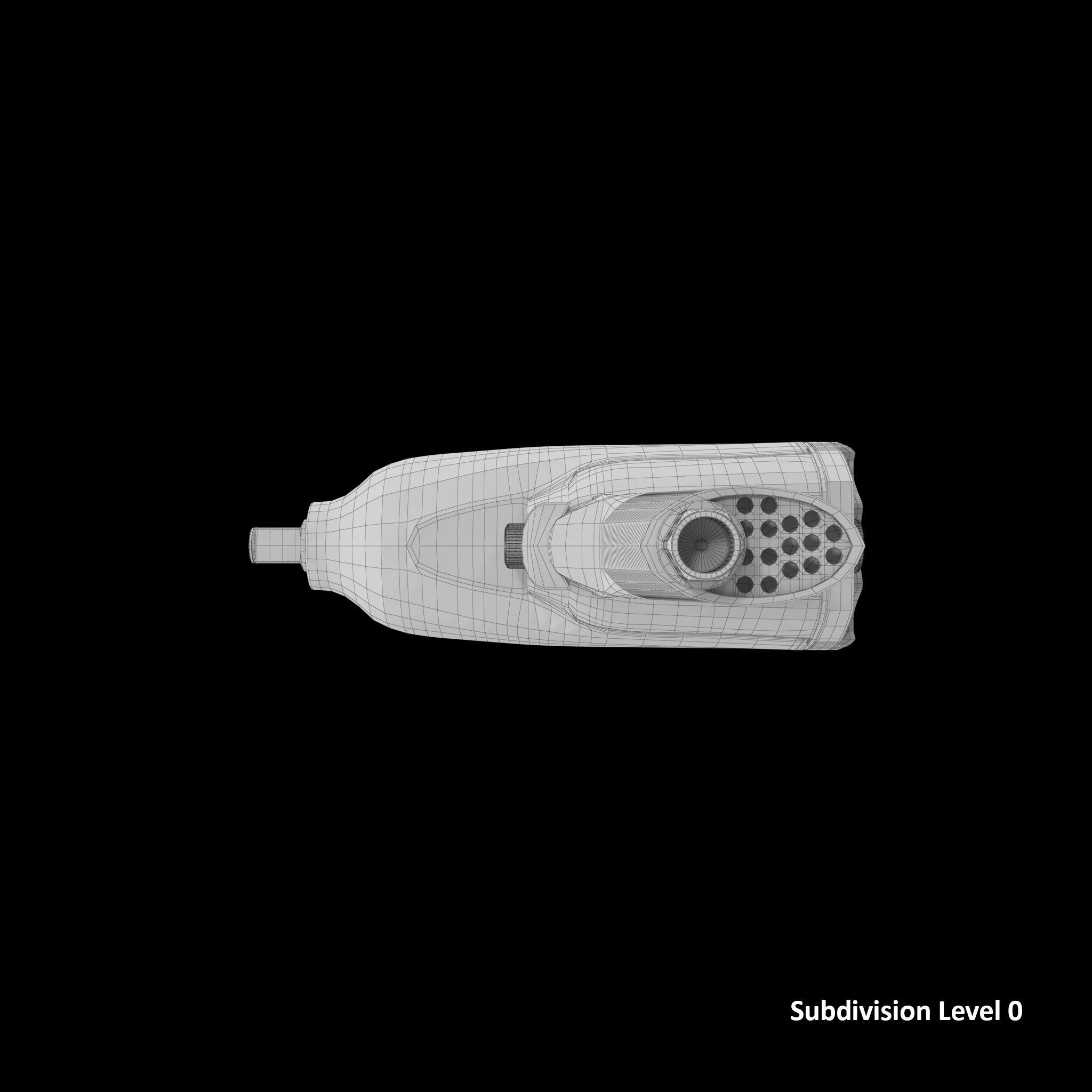 SO Drive Heavy Duty Impact Wrench MG725 Low-poly 3D model_14