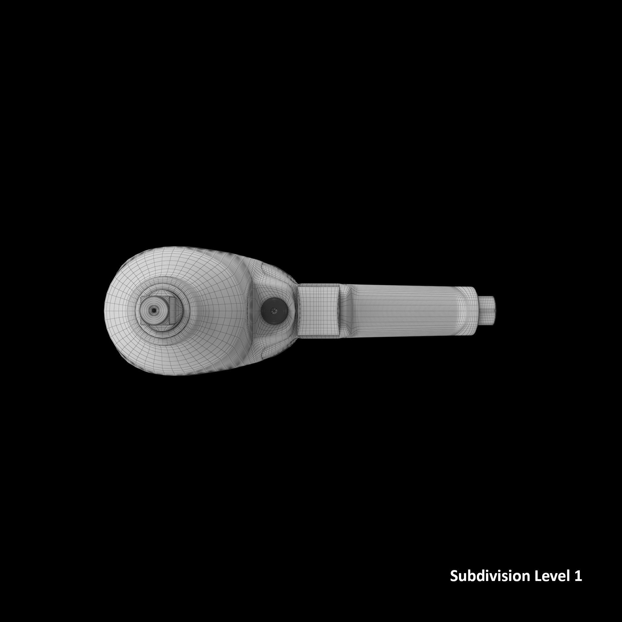 SO Drive Heavy Duty Impact Wrench MG725 Low-poly 3D model_21