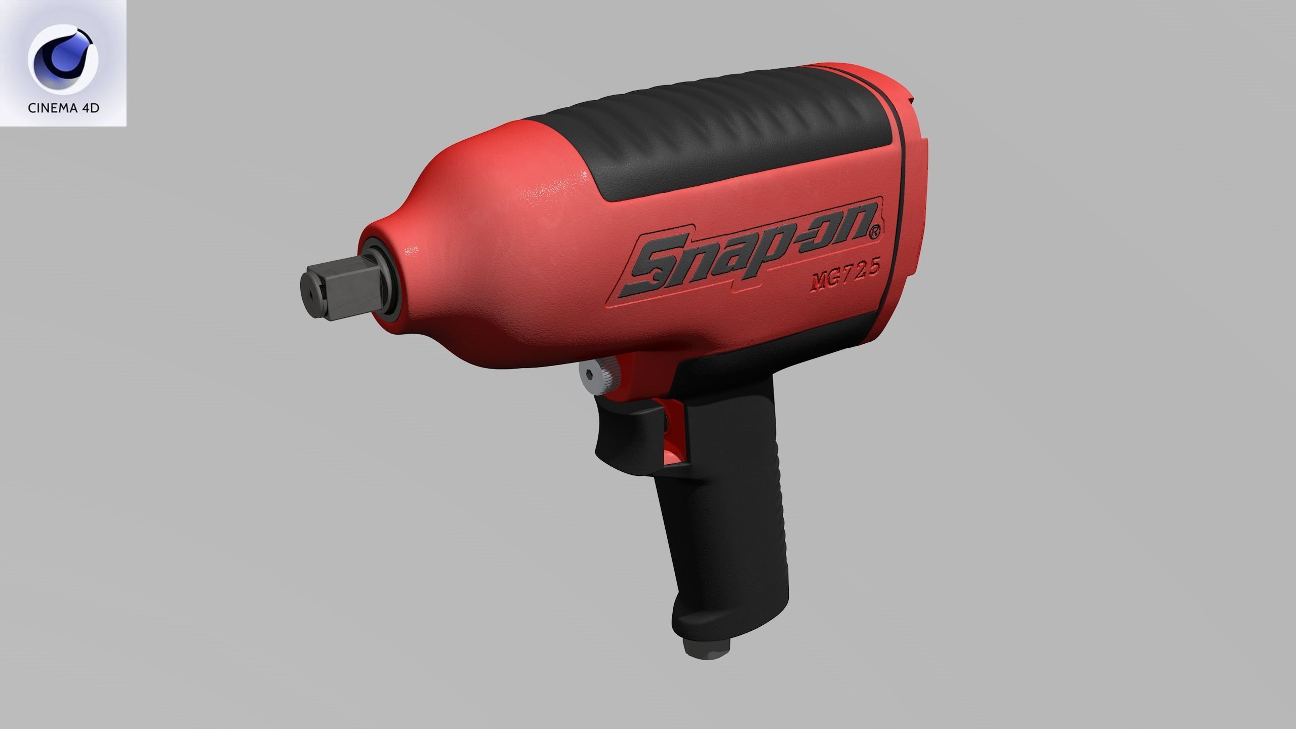 SO Drive Heavy Duty Impact Wrench MG725 Low-poly 3D model_28