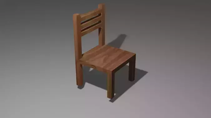 Beautiful chair with wood texture