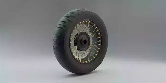 Motorcycle Spoke Wheel