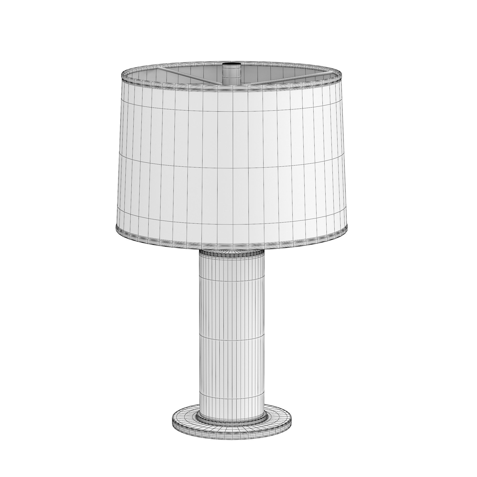 Beckford Leather Table Lamp 3D model_5