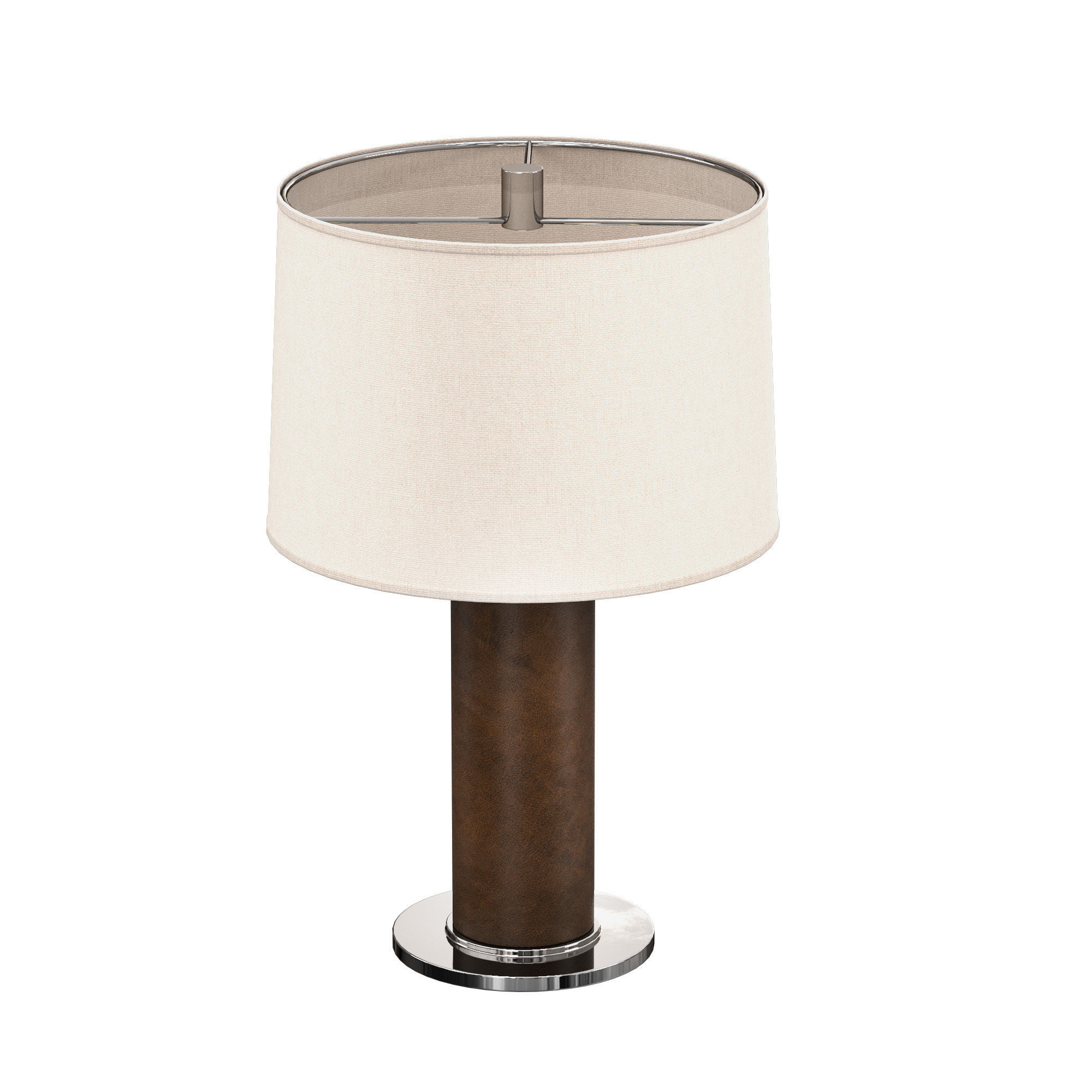 Beckford Leather Table Lamp 3D model_1