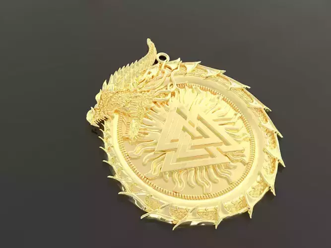 Oroboros Vaknut pendant