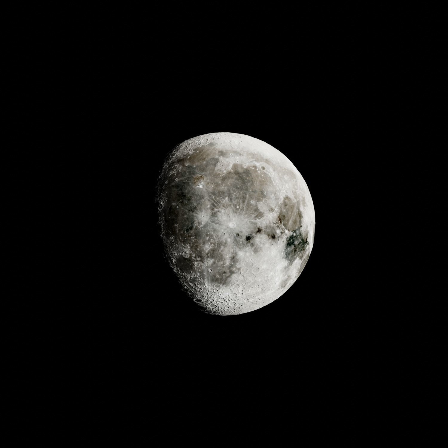 Photoreal Moon 3D model_1