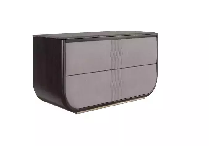 Contemporary Curve Chest of Drawers by MODENESE