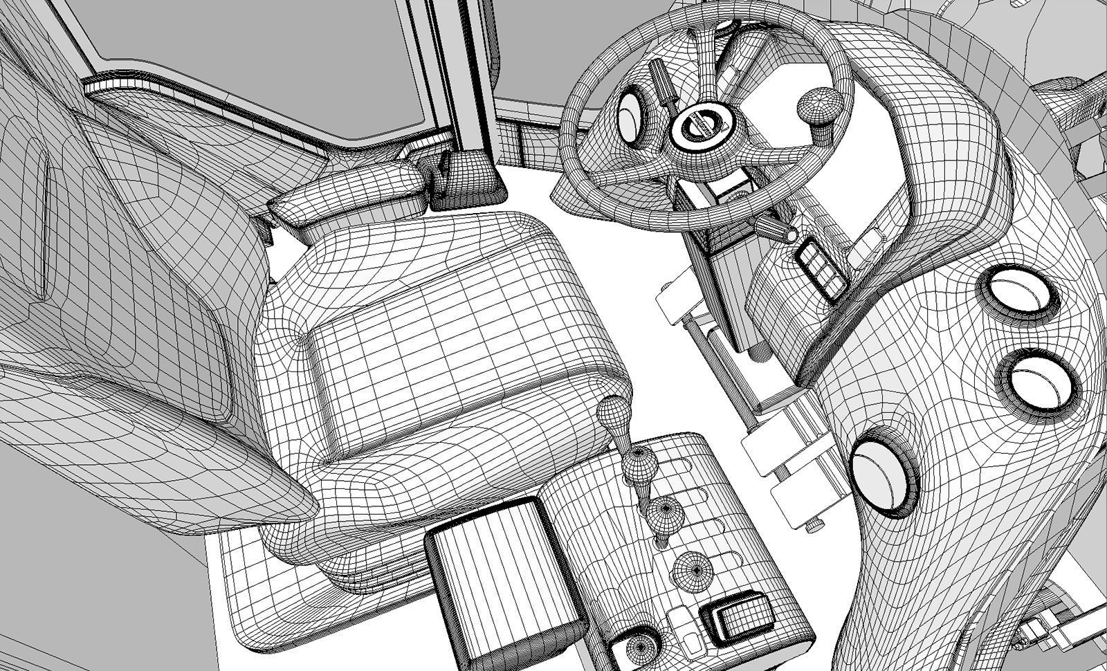 Wheel loader Volvo L60H 3D model_18