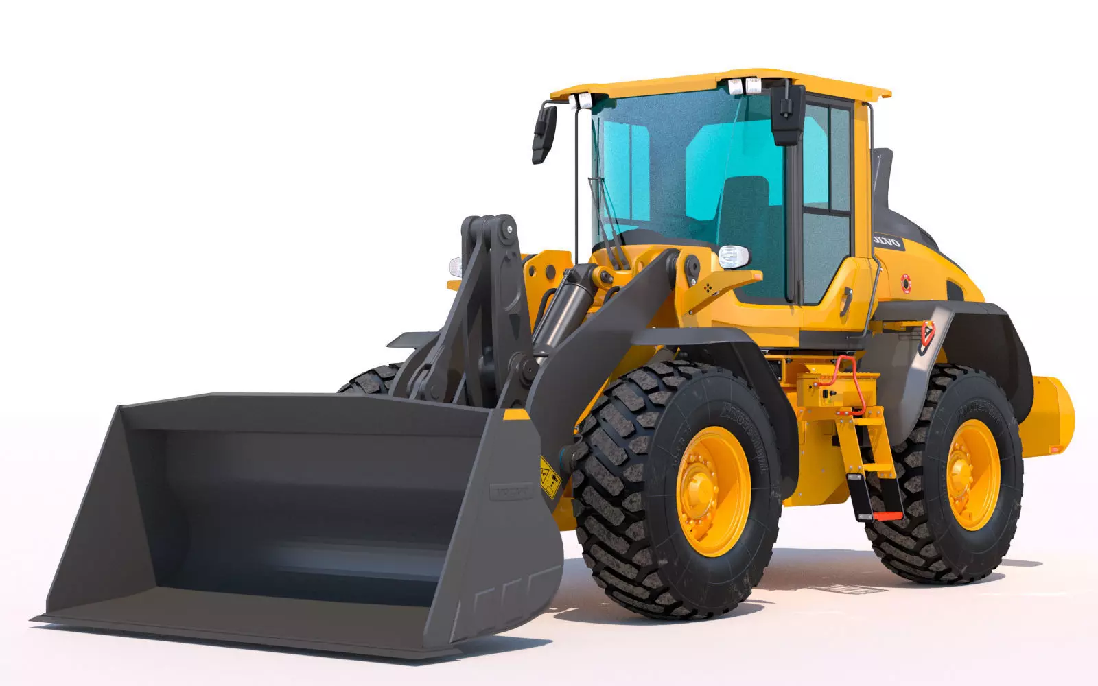 Wheel loader Volvo L60H 3D model_0