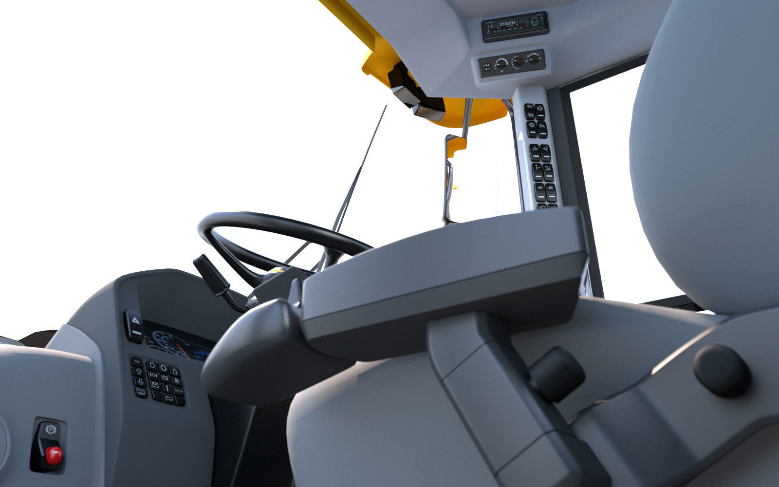 Wheel loader Volvo L60H 3D model_7