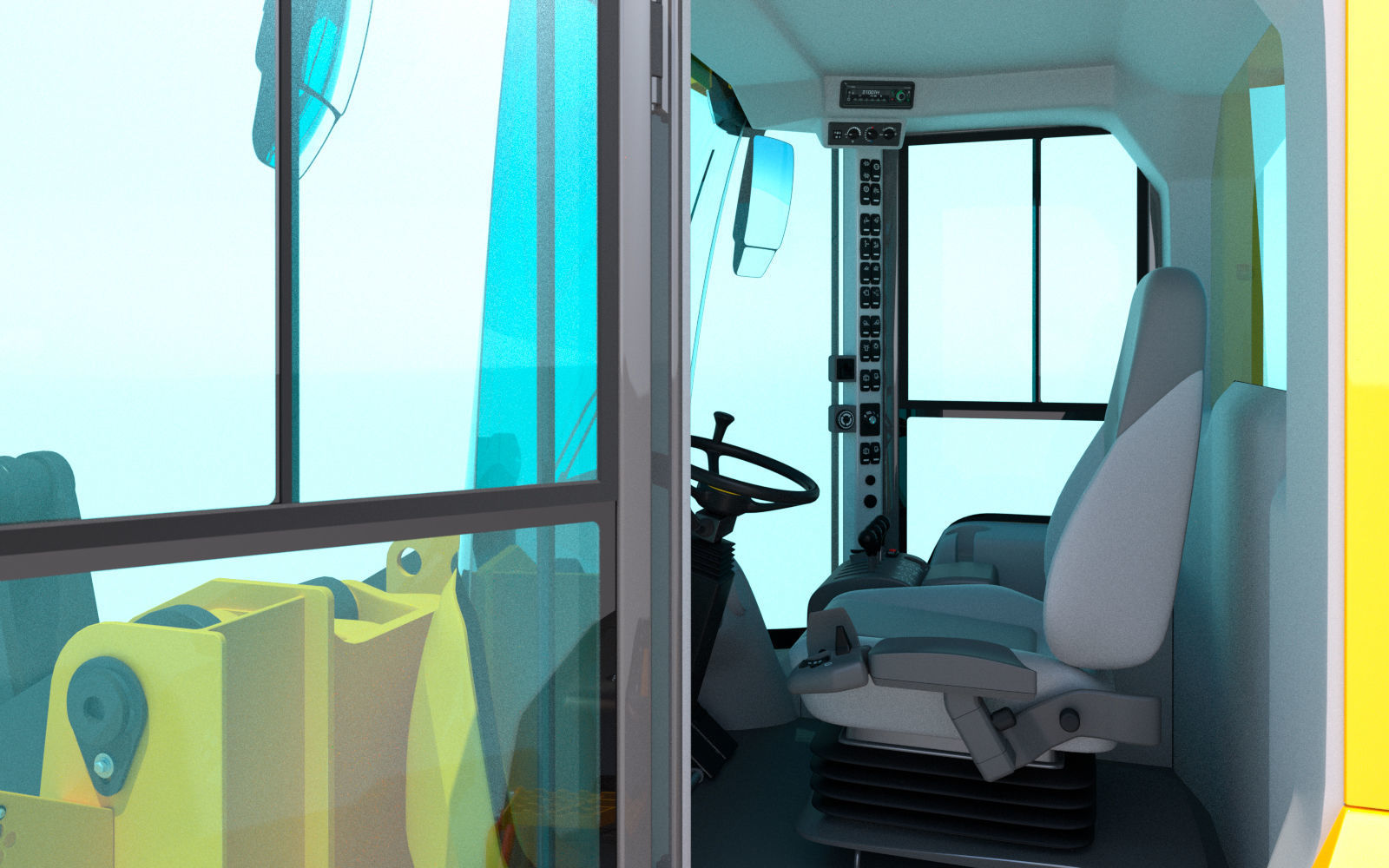 Wheel loader Volvo L60H 3D model_8