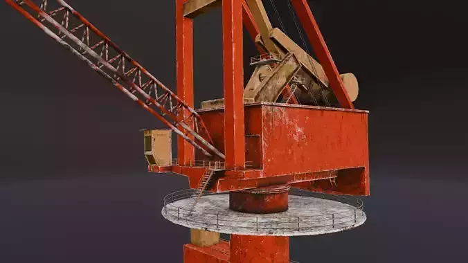 Crane 3D Model 