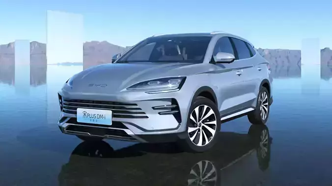 2024 BYD Seal U Song Plus dm-i  with interior 3D model