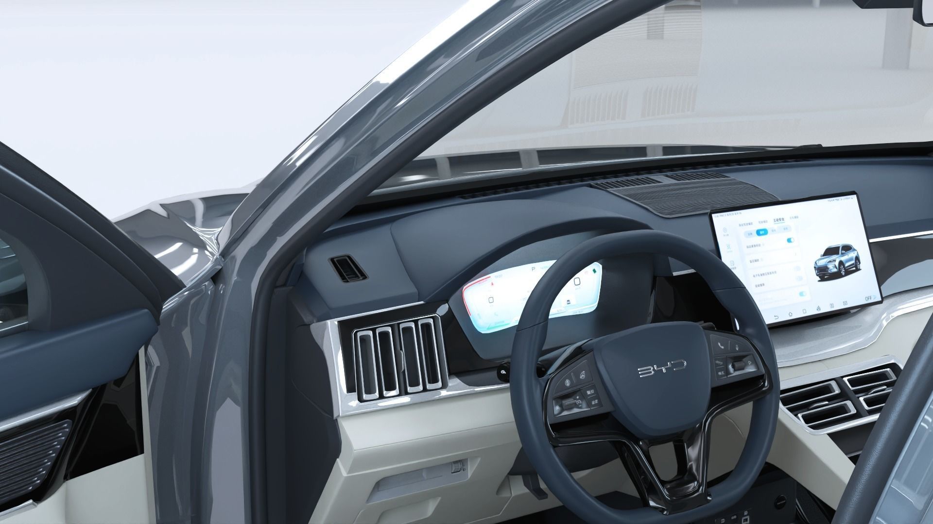 2024 BYD Seal U Song Plus dm-i with interior 3D model_9