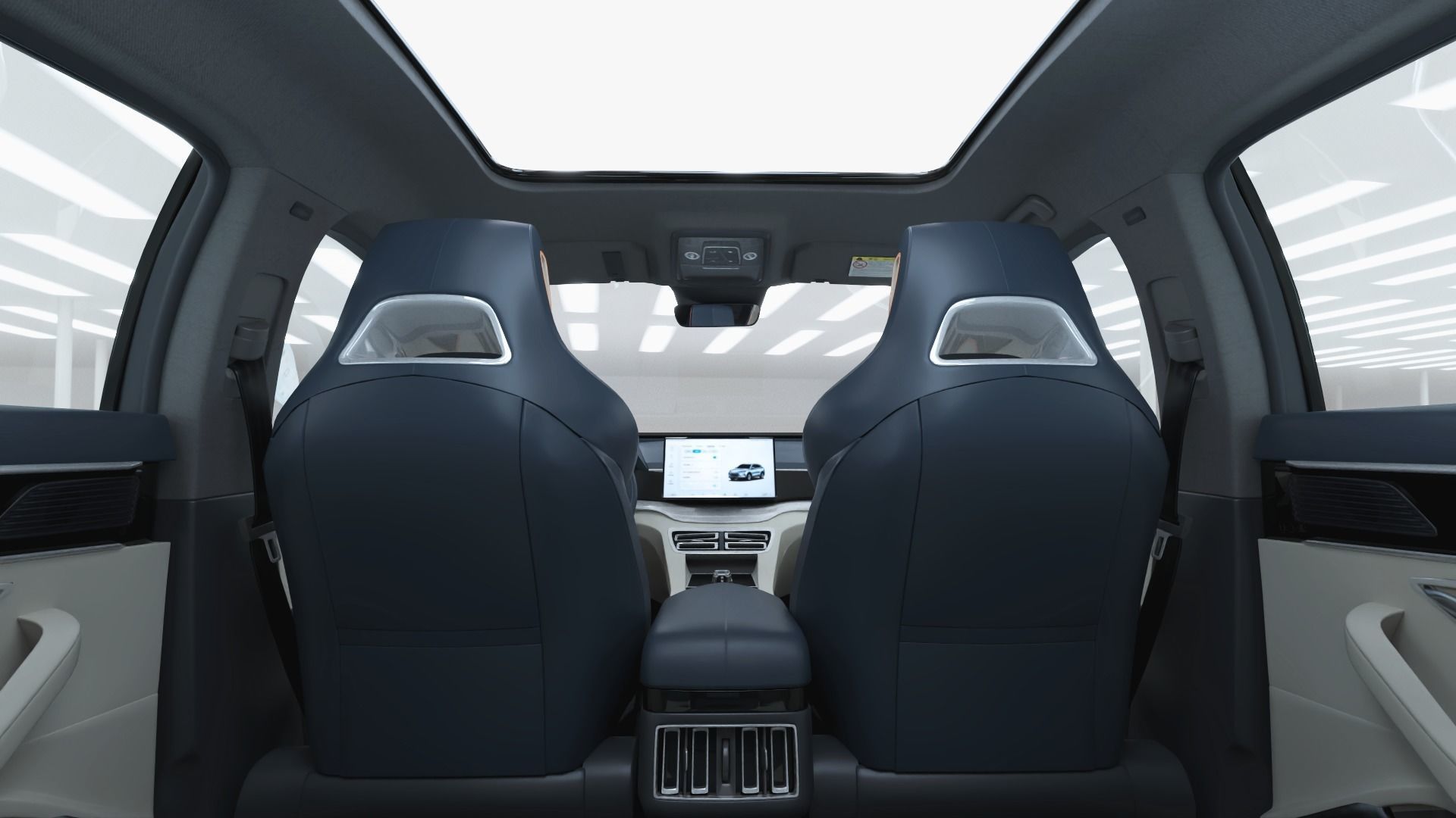 2024 BYD Seal U Song Plus dm-i with interior 3D model_12