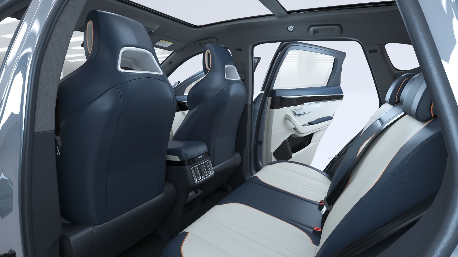 2024 BYD Seal U Song Plus dm-i with interior 3D model_11
