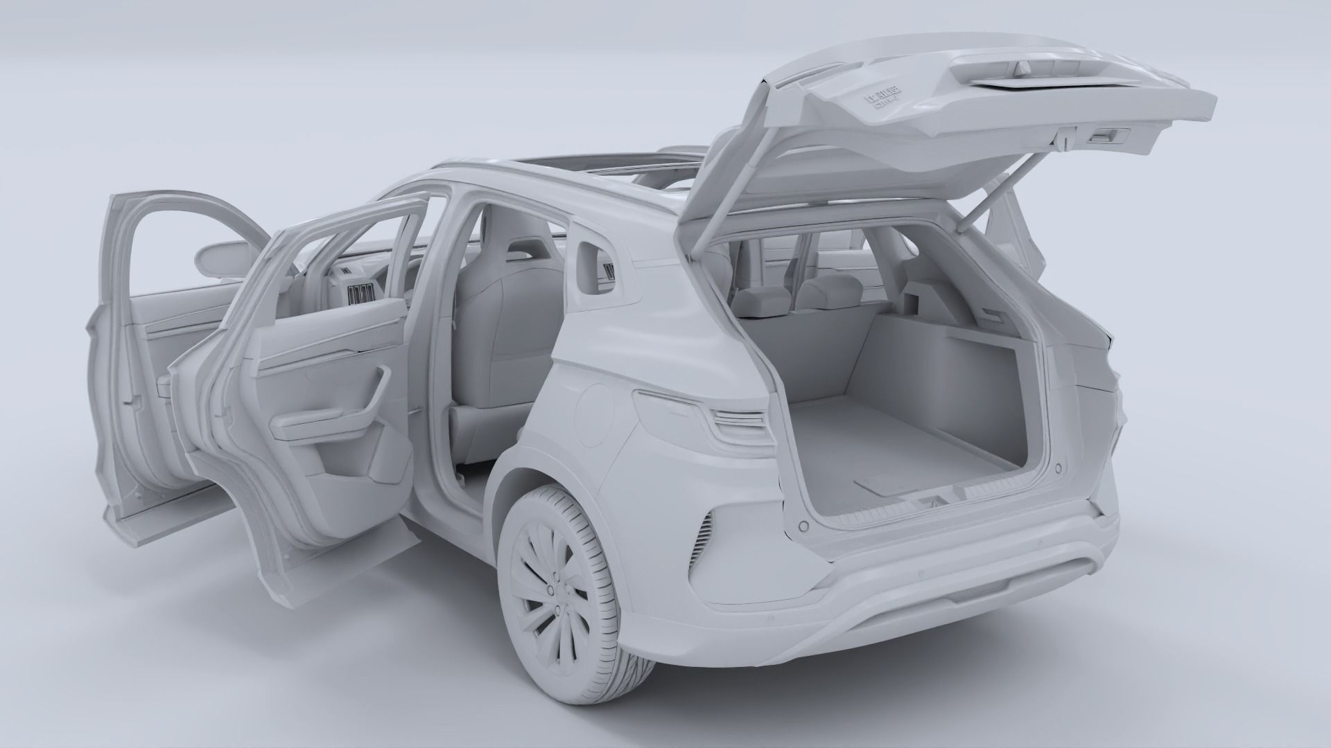 2024 BYD Seal U Song Plus dm-i with interior 3D model_27