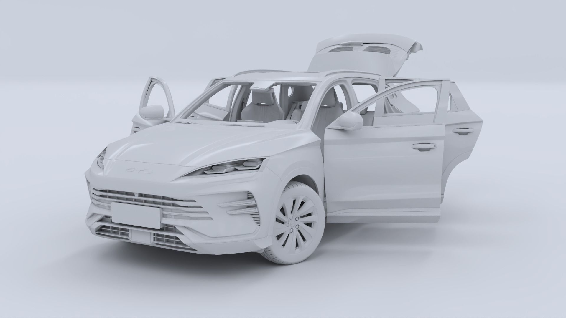 2024 BYD Seal U Song Plus dm-i with interior 3D model_21