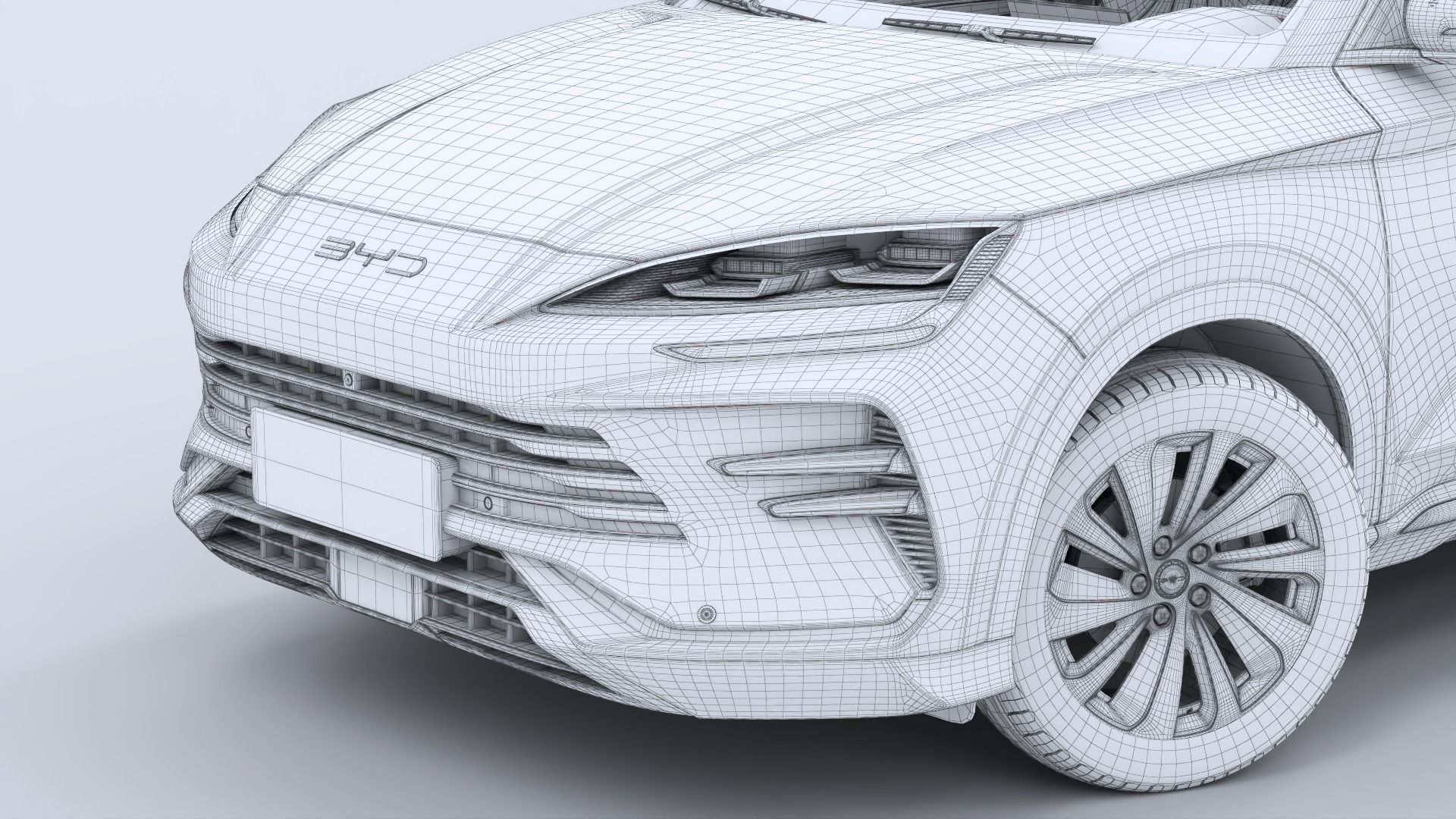 2024 BYD Seal U Song Plus dm-i with interior 3D model_29