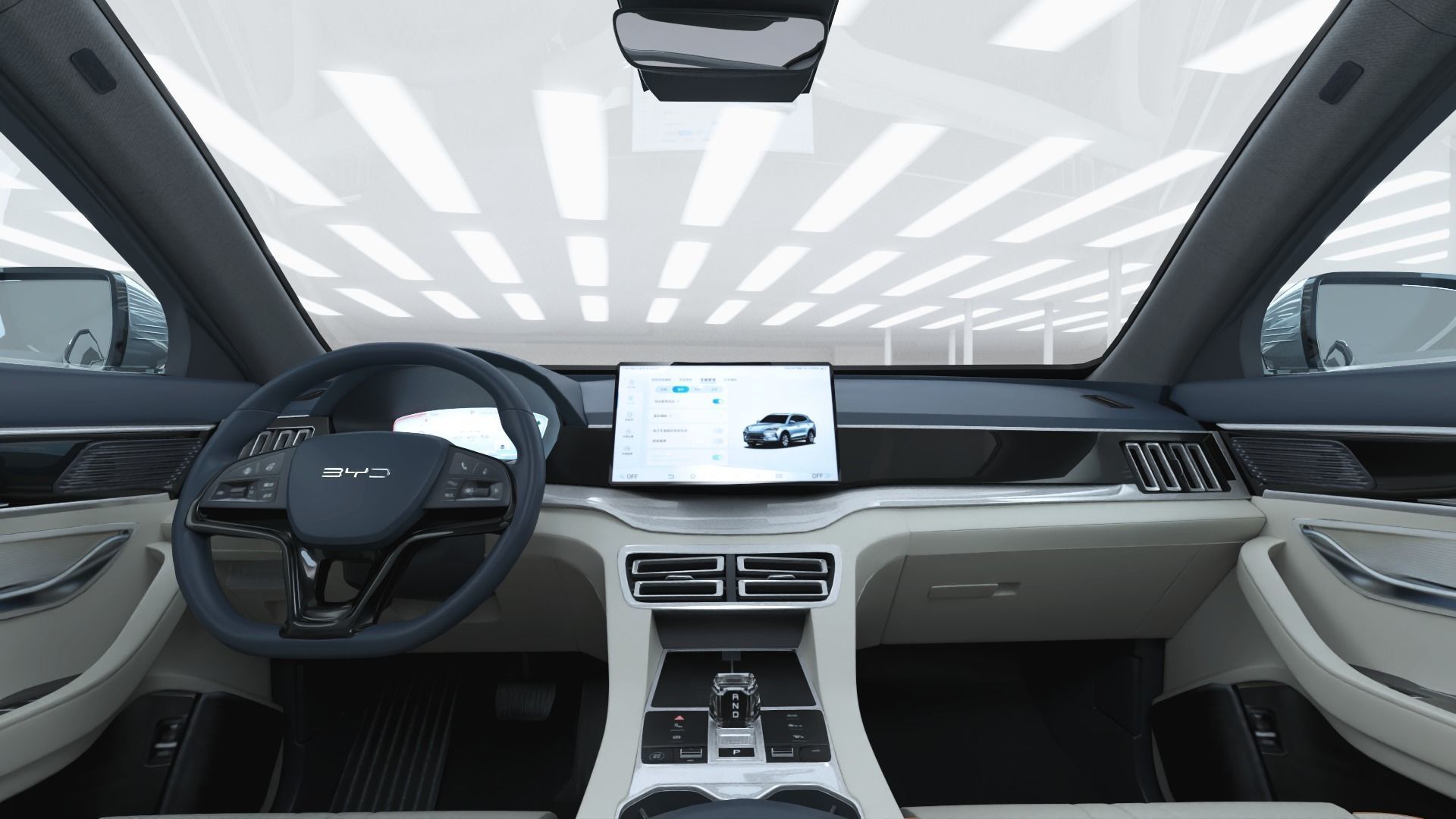 2024 BYD Seal U Song Plus dm-i with interior 3D model_10