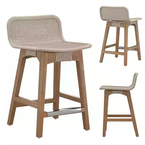 Palecek Vista Outdoor Counter Barstool