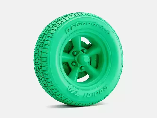 15x7 Torq Thrust D Wheel BFGoodrich Radial Tire 3D print model