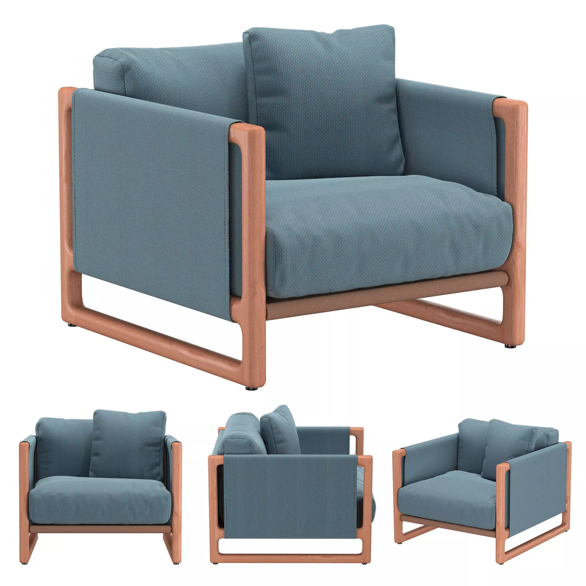 PORTOFINO ARMCHAIR 3D model