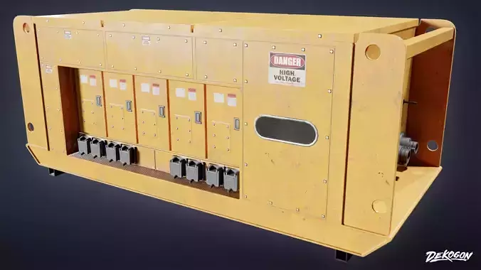 INDUSTRIAL - Generator 01 - LOW POLY