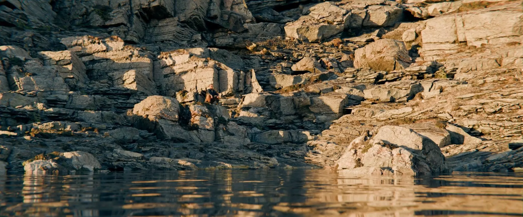 Rocky and Cliffy Norwegian Coast line 3d Scan and scene 3D model_0