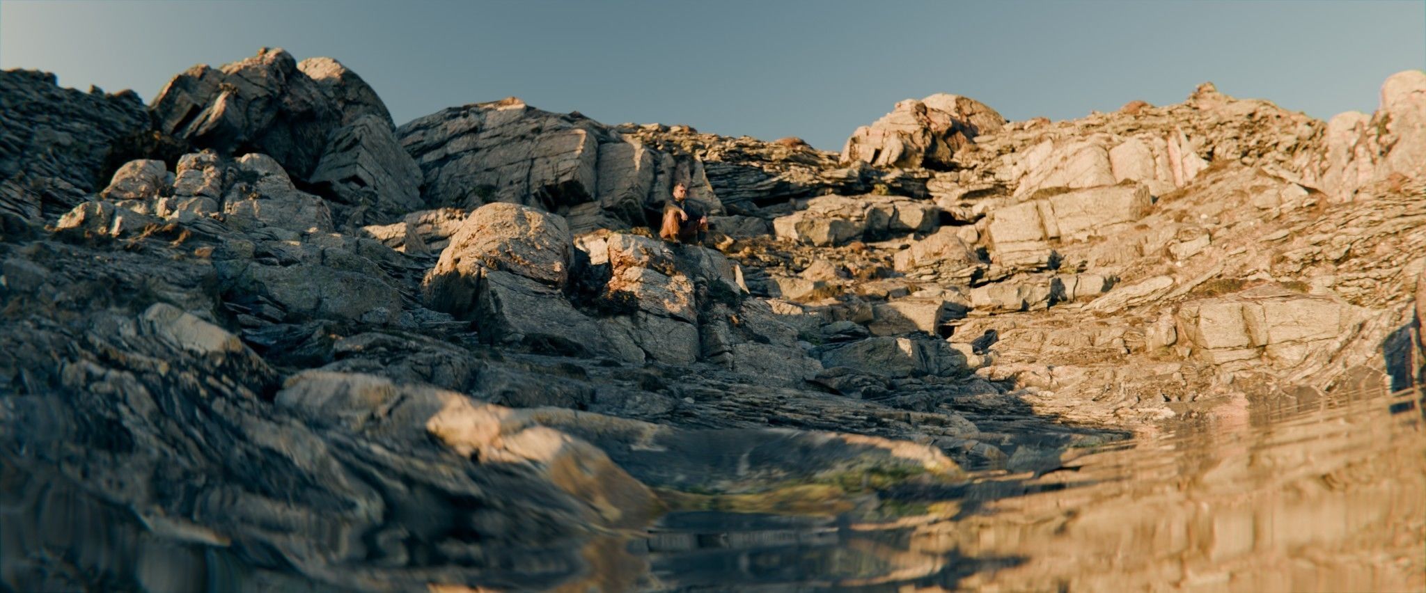 Rocky and Cliffy Norwegian Coast line 3d Scan and scene 3D model_2