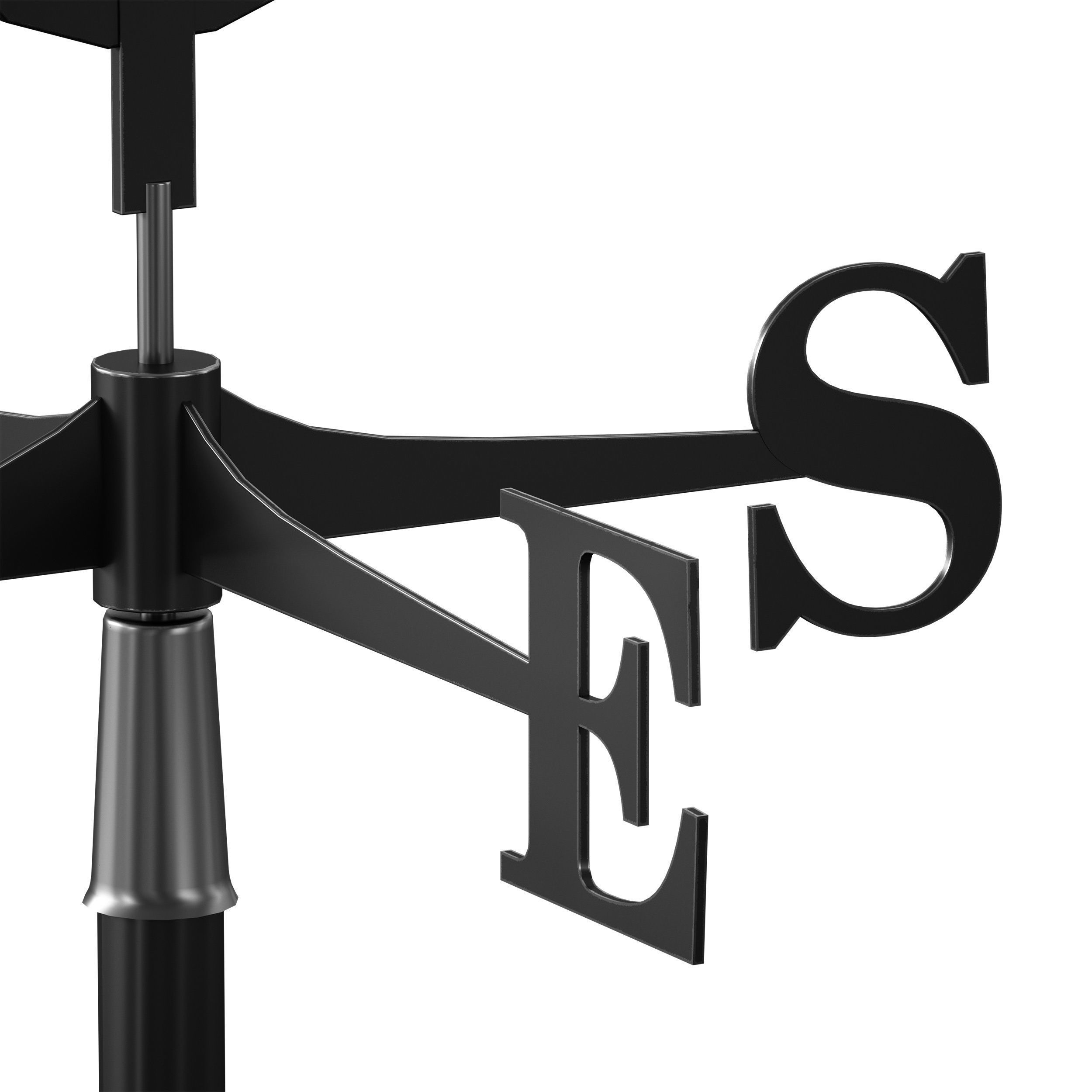 Weathervane Rooster 3D model_8