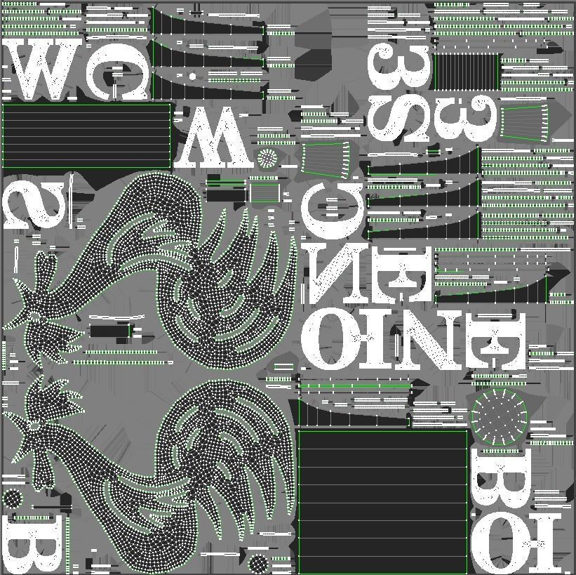 Weathervane Rooster 3D model_14