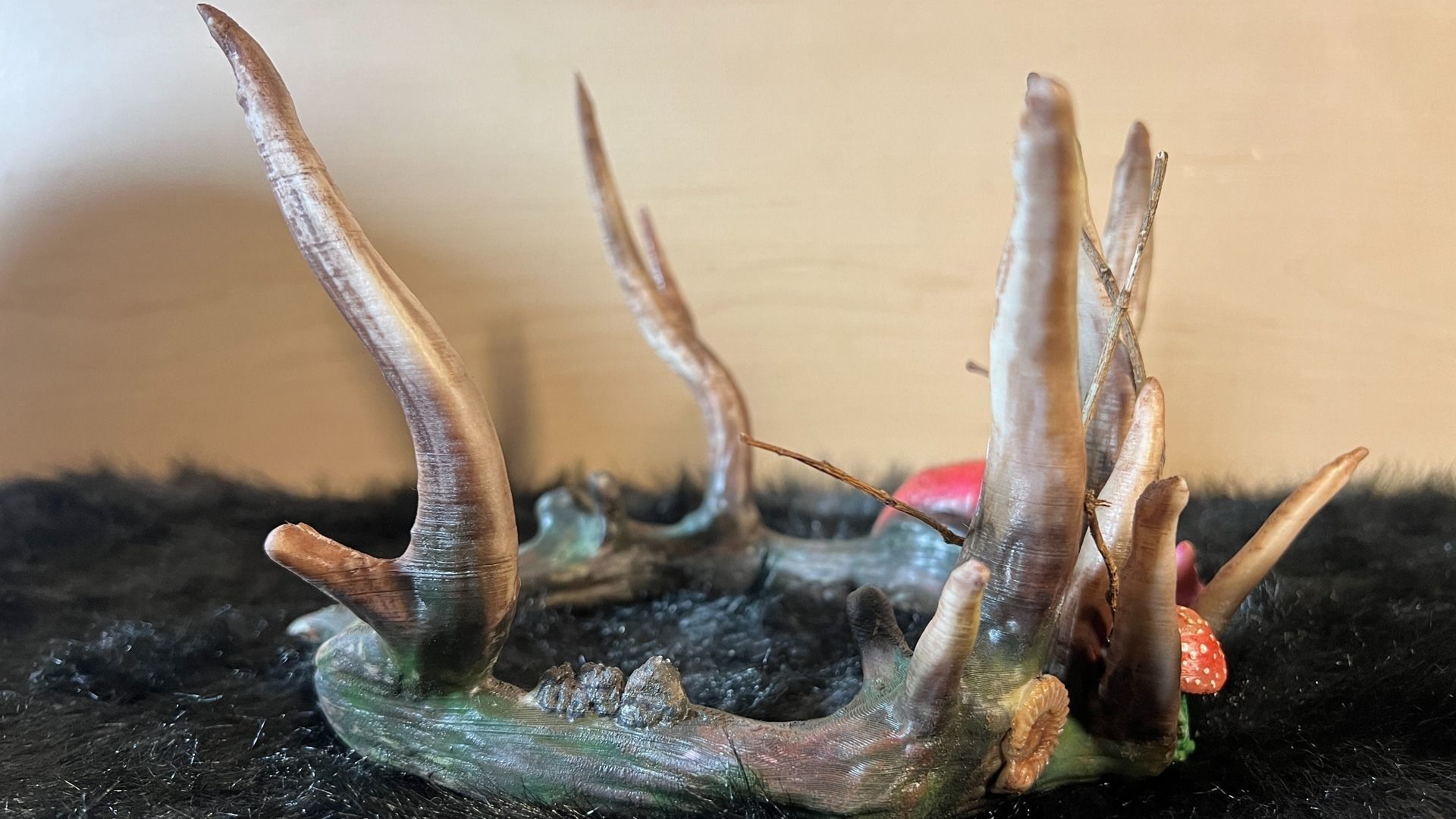 Enchanting Nature Crown with Mushrooms 3D print model_11