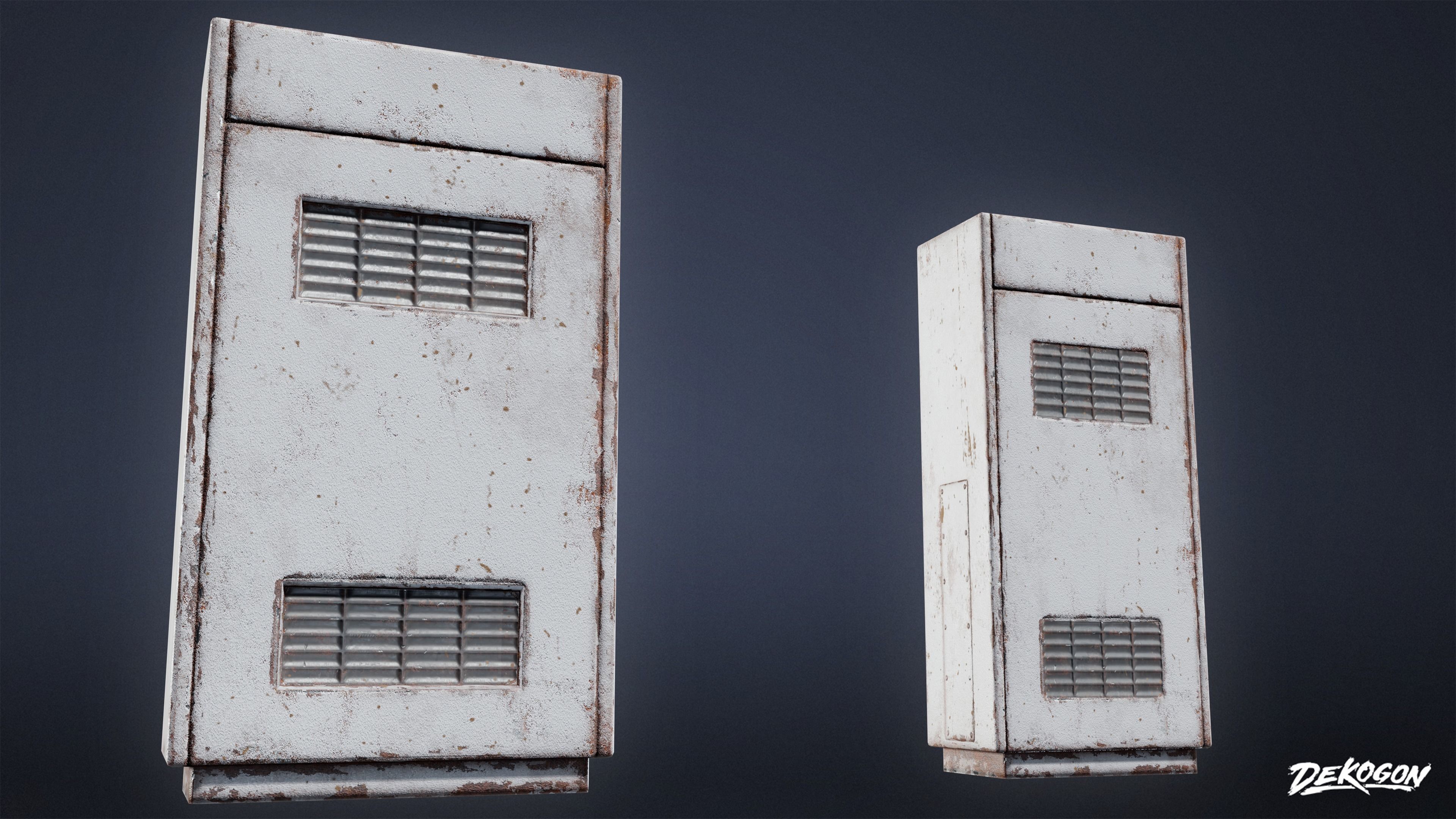 INDUSTRY - Machinery 02 - LOW POLY Low-poly 3D model_11