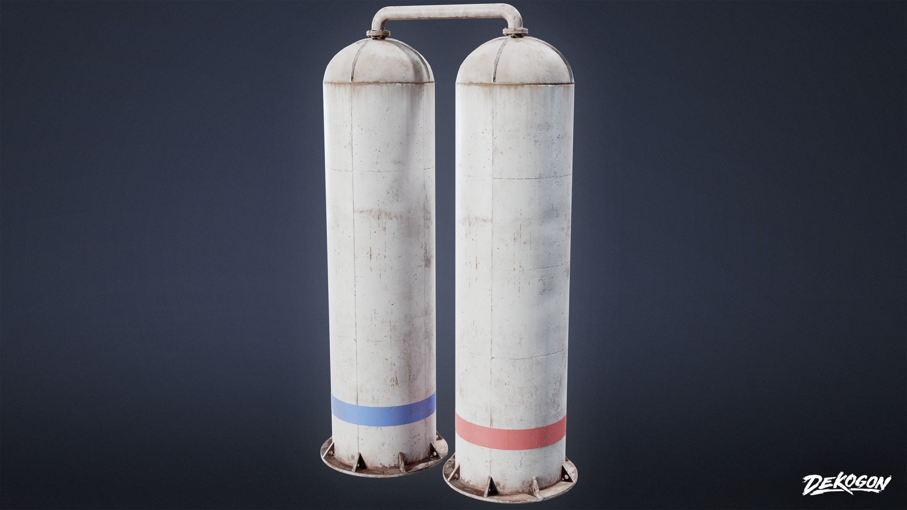 INDUSTRY - Machinery 02 - LOW POLY Low-poly 3D model_6